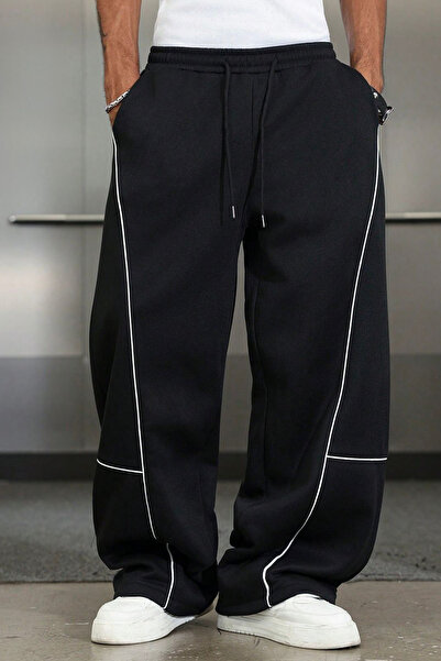 North London Muške kose Sa paspulom Široke nogavice široke Oversize kroj tren...