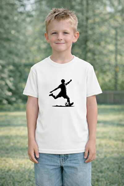 VODEXA تي شيرت للأولاد من Child Shot the Castle مطبوع مصنوع من القطن بنسبة 10...
