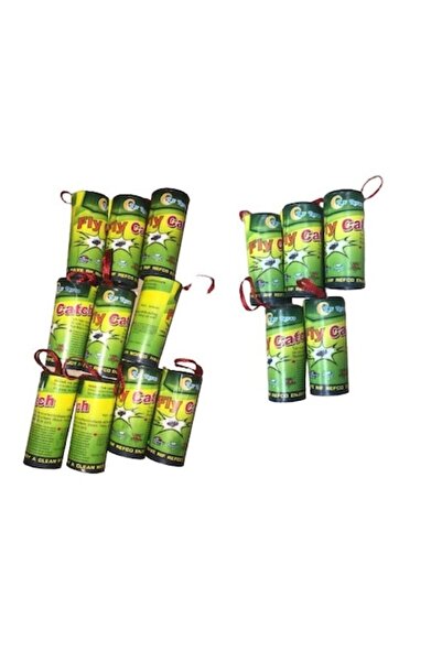 viMAG Set de 50 de capcane lipicioase pentru prinderea muștelor