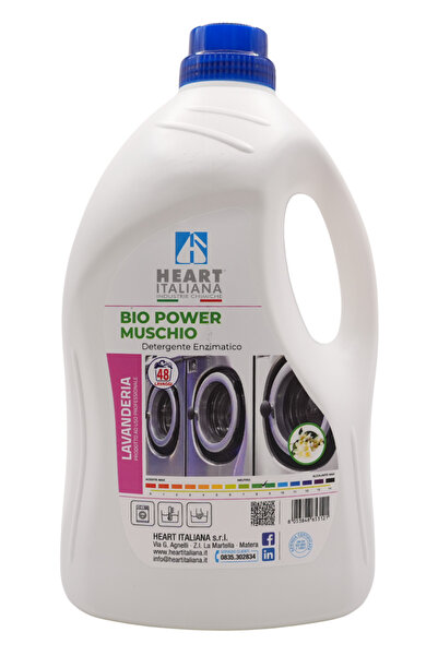 Heart Bio Power - Enzymatic Detergent Musk, 4l