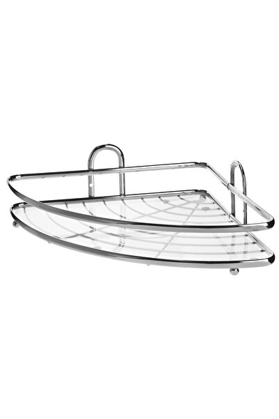 KADAX Raft de duș de colț, montat pe perete, cromat