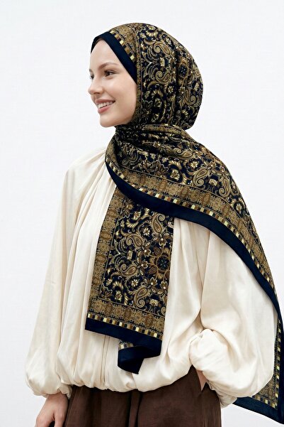 InStyle Autentičan cvetni gorkobrzi mekani šal Pamuk