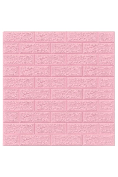 SDEPOT Set de 40 de panouri de tapet SDEPOT® - Imitație de cărămidă roz