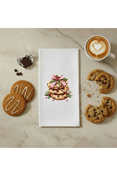 VENORA Sweet Moments Kurabiye Temalı Baskılı Peçete 12 Adet – Baskılı Sunum P...