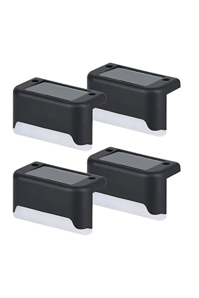 OEM Set de 4 lămpi solare pentru exterior, LED, impermeabil, negre