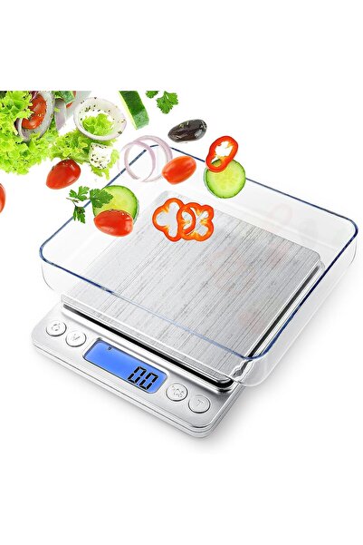 Arabest Food Scale Small Gram Scale Digital Gram, USB Rechargeable 0.01g Accu...
