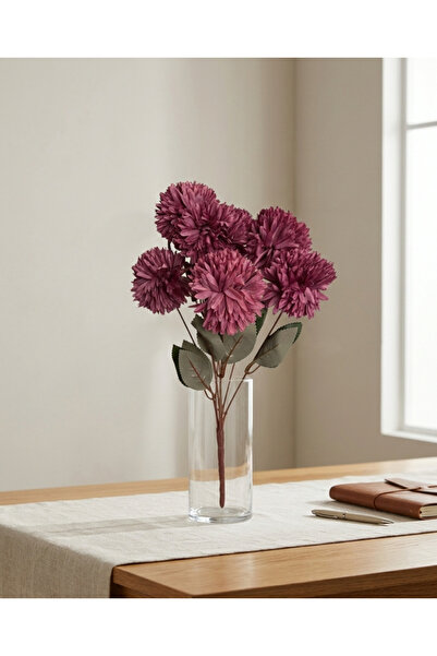 BAKBURAYA YAPAY ÇİÇEKÇİLİK 1 bucată floare de gheață cu 7 capete, decor pentr...