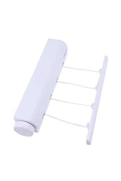 K KATHODE Uscător de rufe montat pe perete, extensibil, 4 x 3,2 m, alb