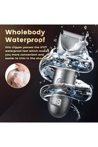 ENSSU Body Hair Trimmer for Men, Electric Groin Ball Shaver, Rechargeable Body Groomer with Replacement Blade, Personal Care Trimmer for Men