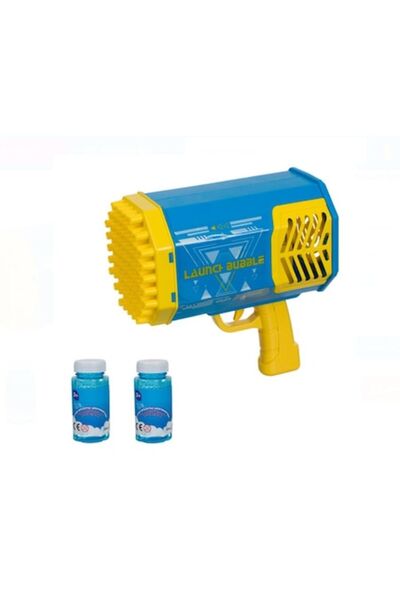 HOZRO Balon de săpun albastru galben cu lumină și rezervă