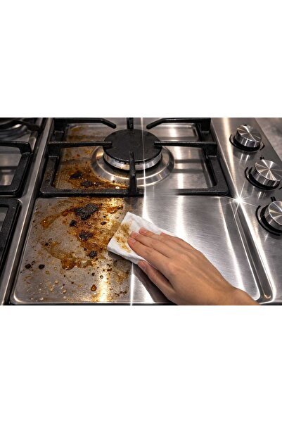 ABS SET OF 3 Șervețele Degresante pentru Bucătărie –Curăță Grăsimea de pe Aragaz, Cuptor și Inox 100/BUC