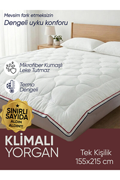 Klimalı Klimarel Yorgan Tek Kişilik 155x215 cm