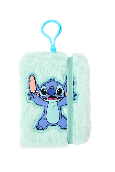 Disney Stitch Peluş Kaplı Mini Not Defteri