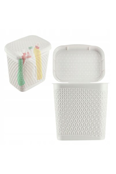 KADAX Recipient detergent de rufe 6L, capsule detergent, cutie albă