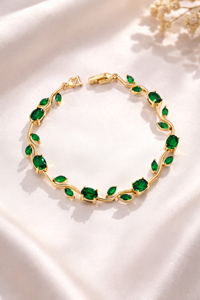 Nutly Accessories Vip Plated Tulip Bracelet Women's Bracelet with Gift Packag...