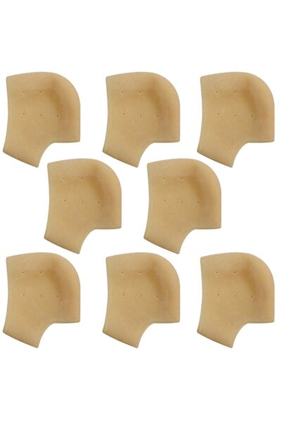 OEM Set de 8 suporturi ortopedic pentru călcâi, silicon, culoare nud