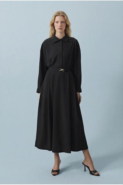 TERZİ DÜKKANI ΣΕΤ ΦΟΥΣΤΑΣ ΚΡΕΠ ΜΕ ΛΕΠΤΟΜΕΡΕΙΑ ΖΩΝΗΣ ΜΕ ΧΡΥΣΟ ΚΟΜΠΟ, ΜΑΥΡΟ