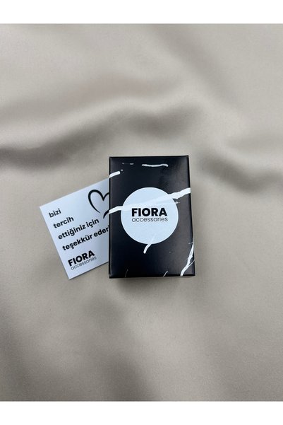 FIORA AKSESUAR Heart Figure Zircon Stone Steel Necklace or Bracelet End Charm - Gift Boxed