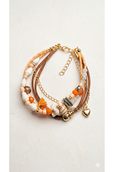 PETEK AKSESUAR ETHNIC BOHEM MULTI BRACELET NATURAL STAR