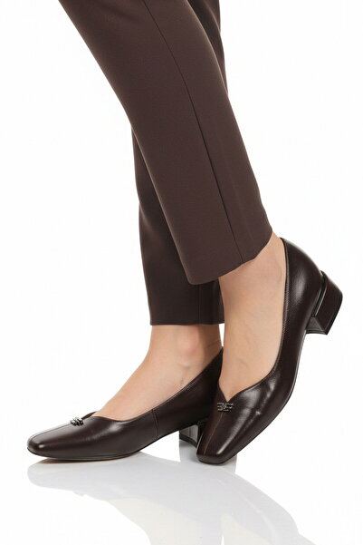 AYAKMOD Καφέ Ειδική Προσκλήσεις Γυναικεία Βραδινά Παπούτσια με Τακούνι 312534 Z