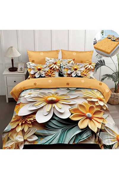 OEM Duvet Cover Set with Stretchy for double bed 2 people, PRV, Finet 4 piece...