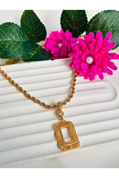 Roya Happiness Gram Altın Kolye Gram Külçe Altın Renk Burgu Halat Zincir Eşe ...