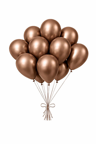 eğlencemarketi 10 Adet Krom Balon Renk Seçenekli 12 inç