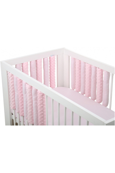 Babymam Set 20 de protectii individuale pentru patut copii o parte 100% bumba...