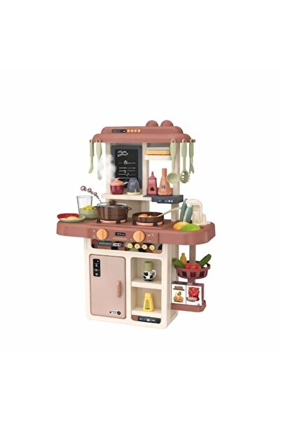 Mixbo Interactive Toy Kitchen for Kids with Lights, Sounds and Realistic Stea...