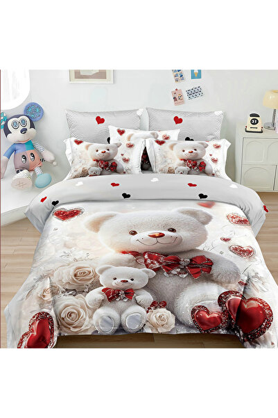 OEM Duvet Cover Set with Stretchy for double bed 2 people, PRV, Finet 4 piece...