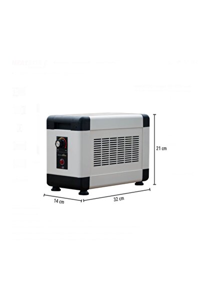 Heatbox ECOAİR Mini 2000 watt Monofaze Elektrikli Fanlı Isıtıcı