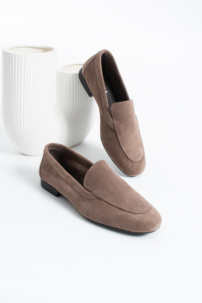 DUXAL SHOES Oliver piele naturală talpă moale piese Femei piele întoarsă bale...