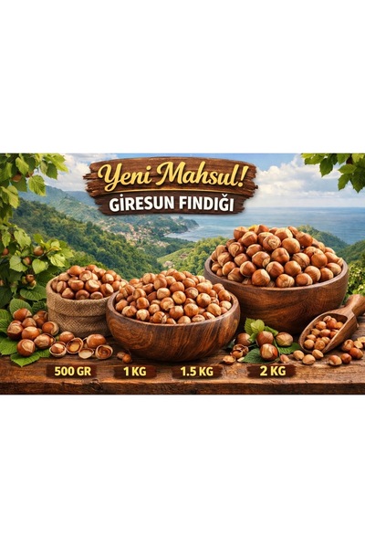 SPORTSFİT Doğal Giresun Kabuklu Fındık – 2025 Mahsul (500 Gr)