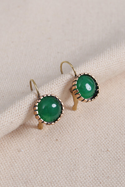 Süspüs Accessories Green Jewelled Authentic Earrings