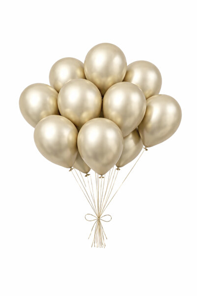 eğlencemarketi 10 Adet Krom Balon Renk Seçenekli 12 inç