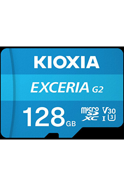 Kioxia 128 جيجابايت مايكرو Sdxc C10 100 ميجابايت/ثانية Lmex2l128gg2