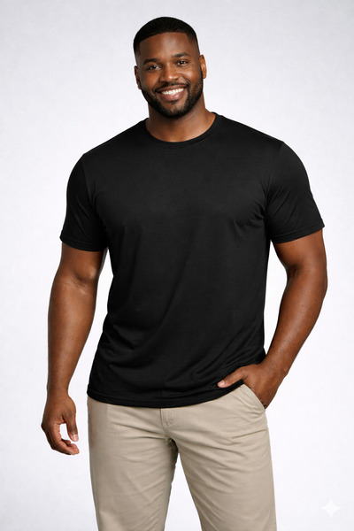 w white stars sports & wear guler rotund Tricou confortabil mărime croială mare