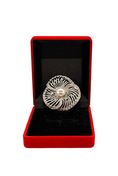 NARMAN Imperial Pearl Brooch – Handmade Stainless Steel Accessory