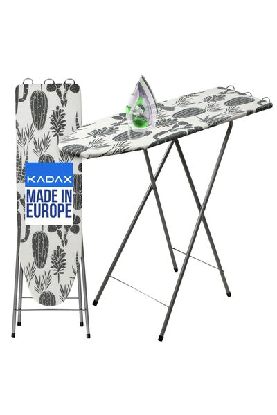 KADAX Masă de călcat pliabilă 100x30cm, suport ușor pentru fier de călcat sta...