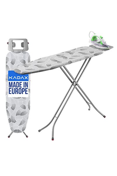 KADAX Masă de călcat pliabilă 114x34cm cu suport pentru fier de călcat, ușor ...