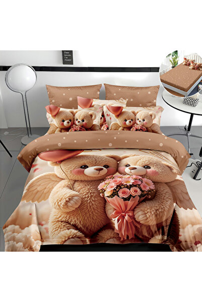 OEM Duvet Cover Set with Stretchy for double bed 2 people, PRV, Finet 4 piece...