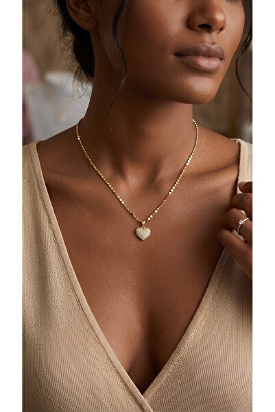 İNN JEWELLERY 316 L Steel Necklace, Tarnish Resistant, with Hypoallergenic He...