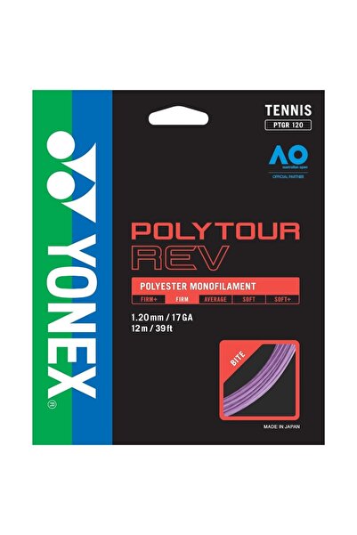 YONEX Poly Tour Rev 1.20 12M Mor Tenis Kordajı