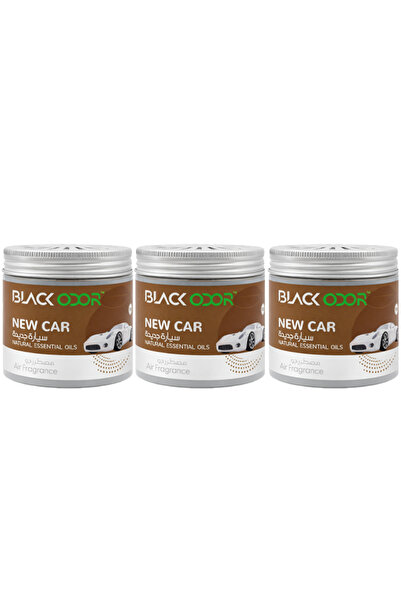 Black Odor New Car Air Freshener 12oz Natural Essential Oil Gel Long Lasting ...