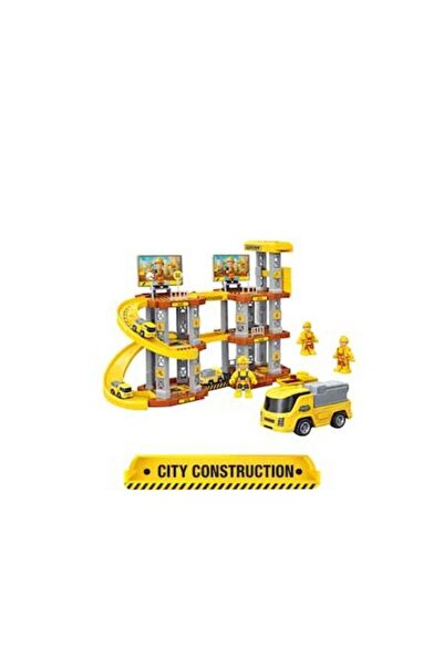 Mixbo Set de construcții CONSZONE City cu 78 de piese și vehicule, 3 ani+