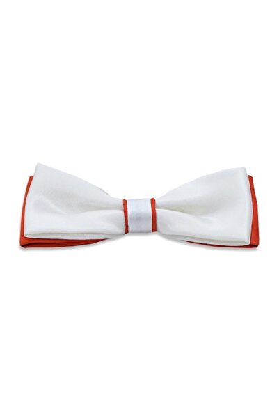She Red and White Bow Tie for Men
