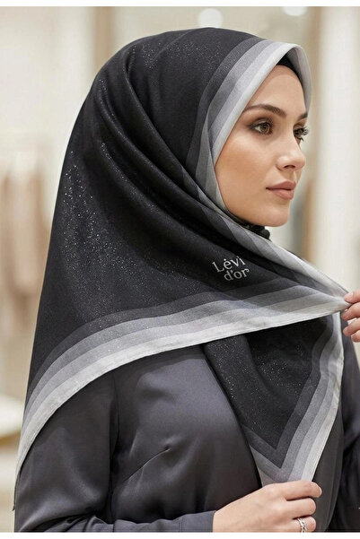 Levidor KEHRİBAR EŞARP-Siyah