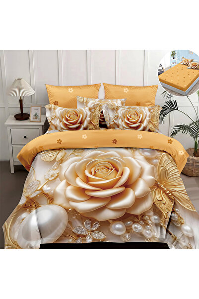 OEM Duvet Cover Set with Stretchy for double bed 2 people, PRV, Finet 4 piece...