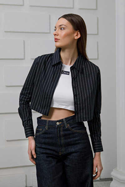 Circe Fabric Crop Gömlek