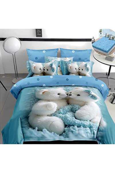 OEM Duvet Cover Set with Stretchy for double bed 2 people, PRV, Finet 4 piece...